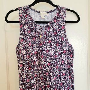 Michael Kors Women's Floral Sleeveless Blouse Size S